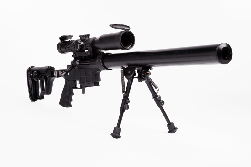 Saboteur integrally suppressed rifle.
